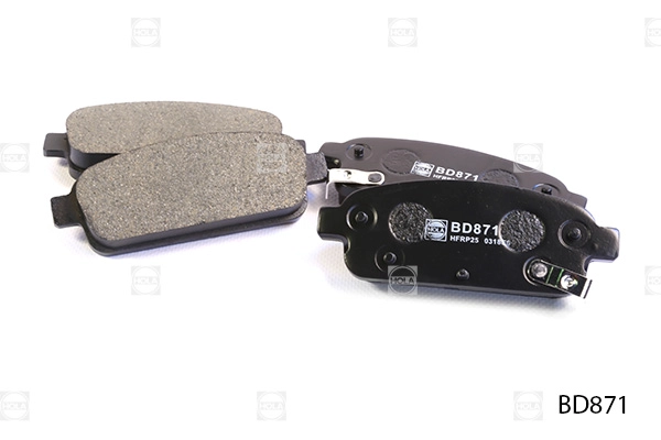 Колодки дисковые HOLA BD871