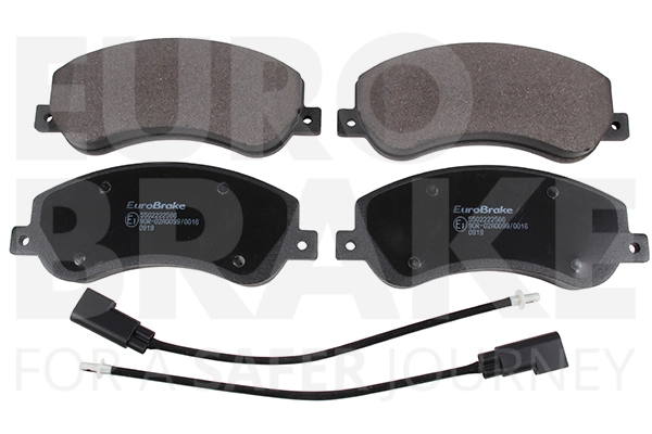 Тормозные колодки дисковые передние EUROBRAKE 5502222566