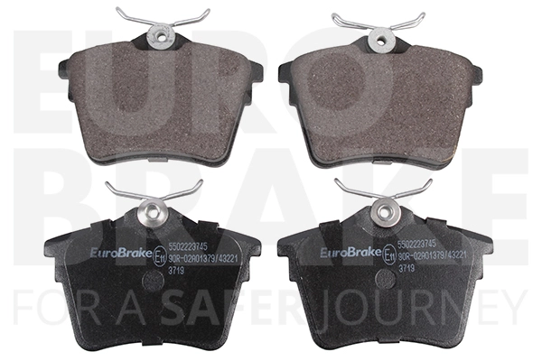 Колодки тормозные дисковые EUROBRAKE 5502223745