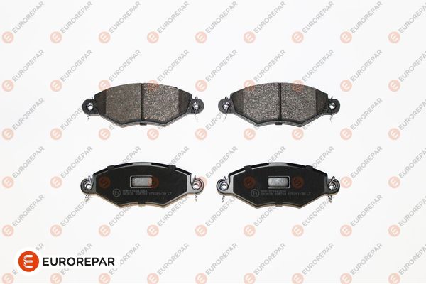 Колодки тормозные дисковые EUROREPAR 1617254980