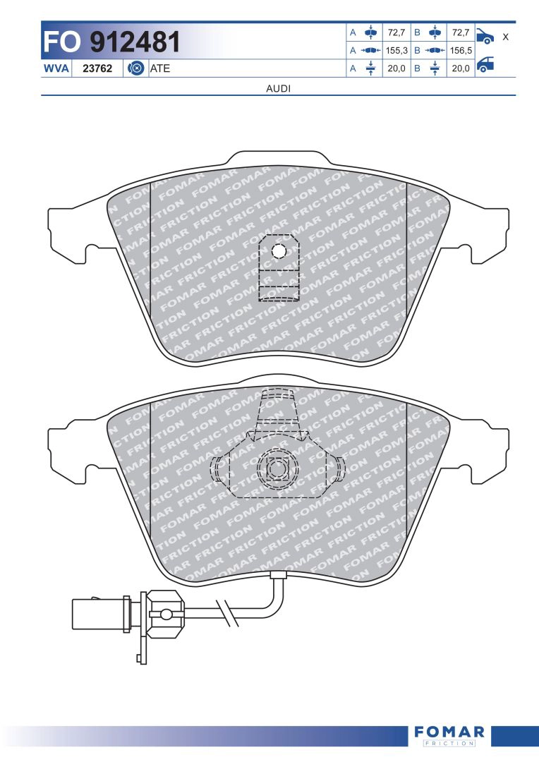  FOMAR FRICTION FO 912481