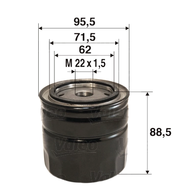 Фильтр масляный VALEO 586097