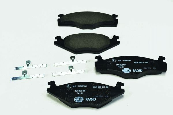 Колодки тормозные дисковые HELLA/BEHR/PAGID 8DB355017-501