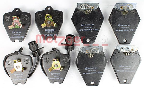 Колодки тормозные дисковые METZGER 1170280