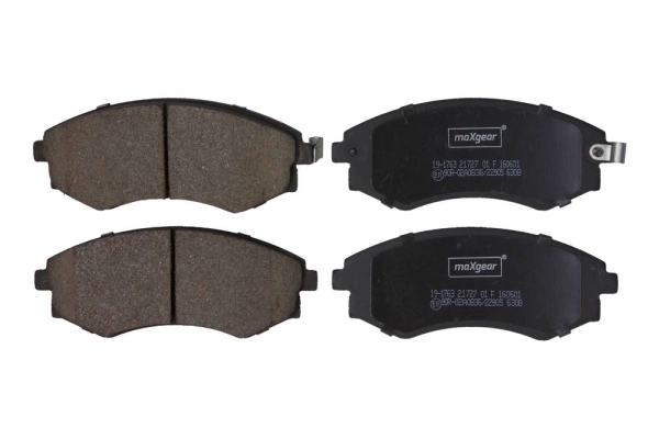 Комплект тормозных колодок дисковый тормоз MAXGEAR 19-1763