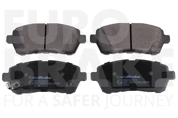 Комплект тормозных колодок. дисковый тормоз EUROBRAKE 5502222573