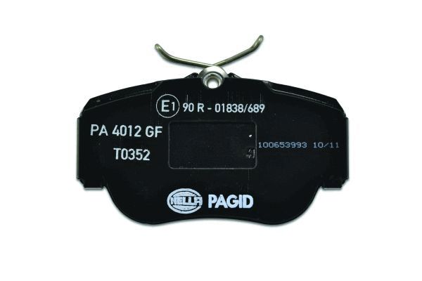 Колодки тормозные дисковые HELLA/BEHR/PAGID 8DB355006-181