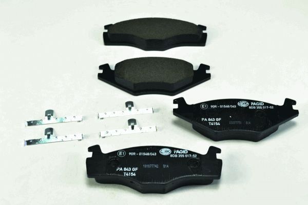 Колодки тормозные дисковые HELLA/BEHR/PAGID 8DB355017521
