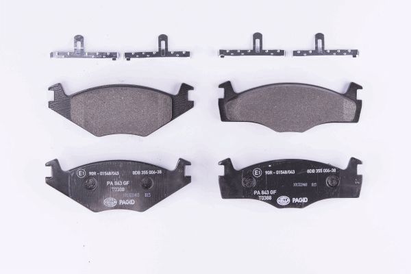 Колодки тормозные дисковые HELLA/BEHR/PAGID 8DB355006-381