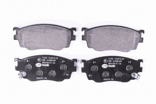 Колодки тормозные дисковые HELLA/BEHR/PAGID 8DB355011-561