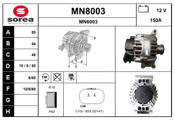 Генератор SNRA MN8003