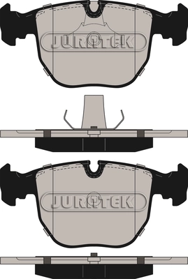 Колодки тормозные дисковые JURATEK JCP997