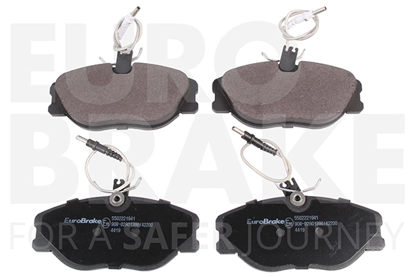 Тормозные колодки дисковые передние EUROBRAKE 5502221941