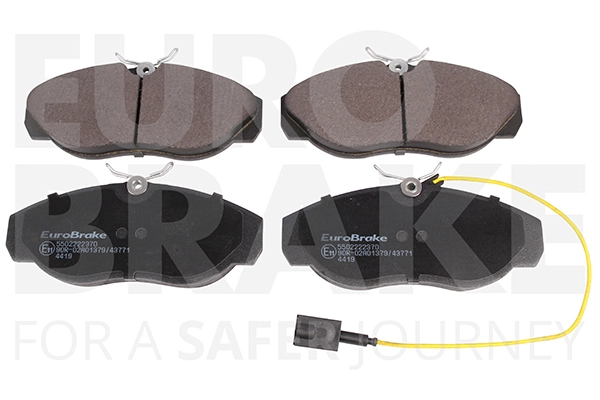 Тормозные колодки дисковые передние EUROBRAKE 5502222370