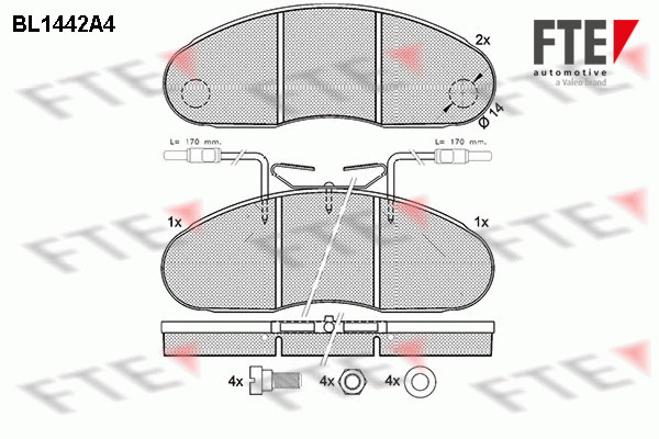 Запчасть FTE BL1442A4