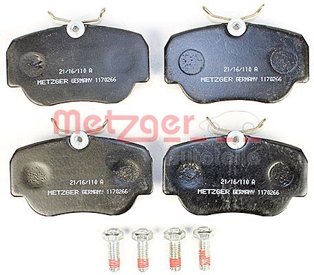Колодки тормозные дисковые METZGER 1170266