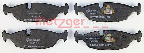 Колодки тормозные дисковые METZGER 1170473