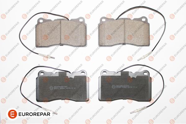 Колодки тормозные дисковые EUROREPAR 1617278980