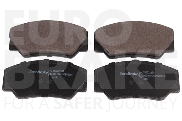 Тормозные колодки дисковые передние EUROBRAKE 5502222514