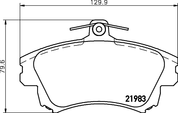 Колодки тормозные дисковые HELLA/BEHR/PAGID 8DB355006711