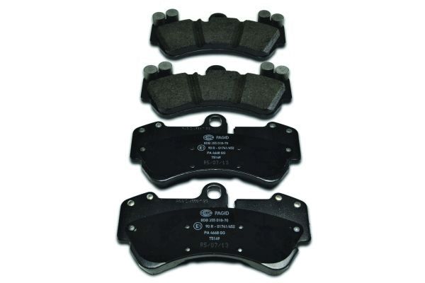 Колодки тормозные дисковые HELLA/BEHR/PAGID 8DB355018-701