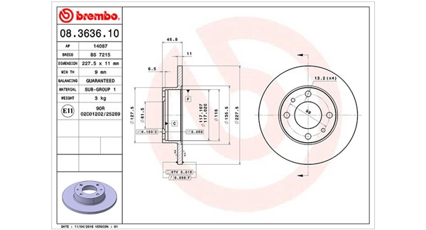 Диск тормозной MAGNETI MARELLI 360406020400