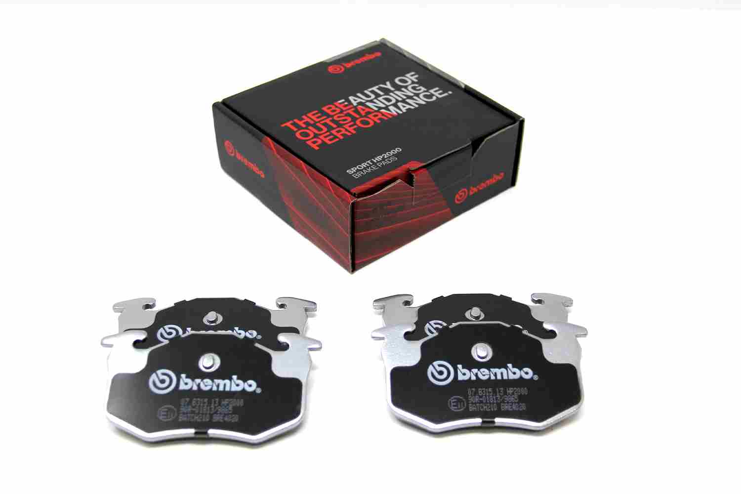 Комплект тормозных колодок дисковый тормоз BREMBO 07B.315.13