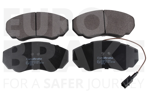 Тормозные колодки дисковые передние EUROBRAKE 5502221947