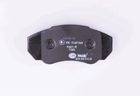Комплект тормозных колодок дисковый тормоз HELLA/BEHR/PAGID 8DB355010-391