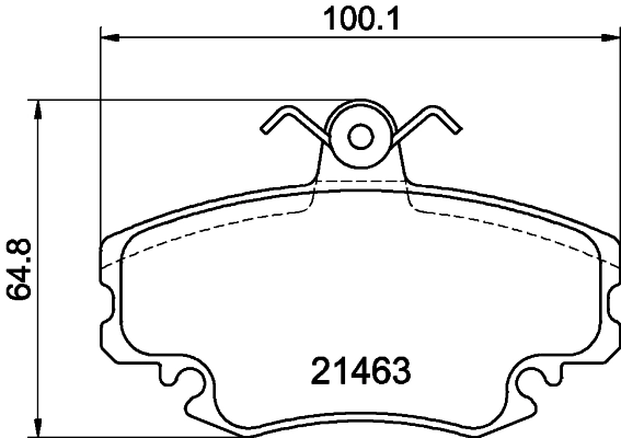Колодки тормозные дисковые HELLA/BEHR/PAGID 8DB355018131