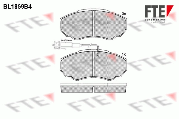 Запчасть FTE BL1859B4
