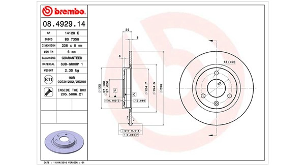 Диск тормозной MAGNETI MARELLI 360406017700