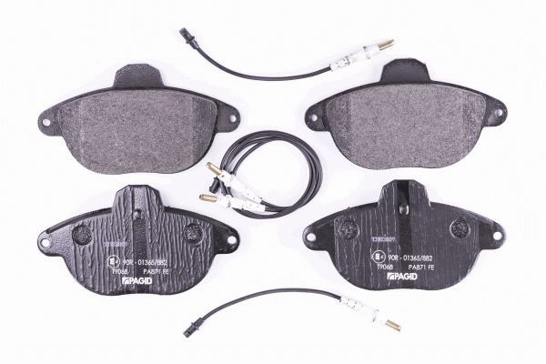 Колодки тормозные дисковые HELLA/BEHR/PAGID 8DB355019-281