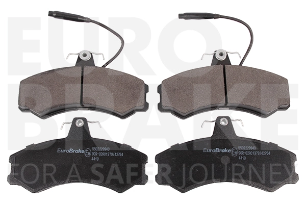 Тормозные колодки дисковые передние EUROBRAKE 5502229940