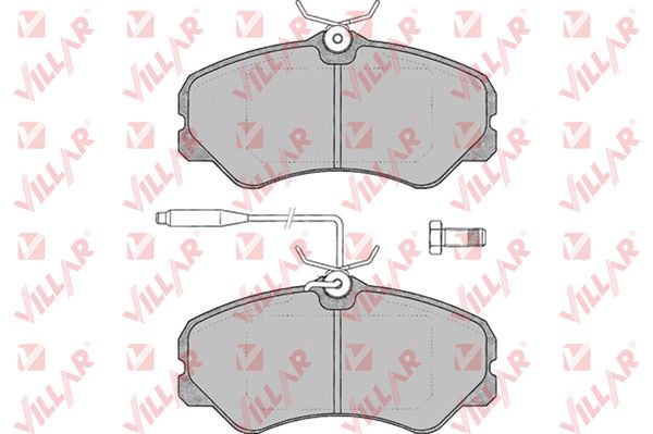 Колодки тормозные дисковые VILLAR 626.0011