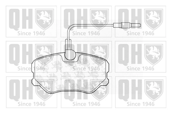 Колодки тормозные QUINTON HAZELL BP455