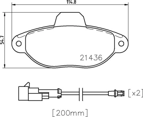 Колодки тормозные дисковые BREMBO P24147X