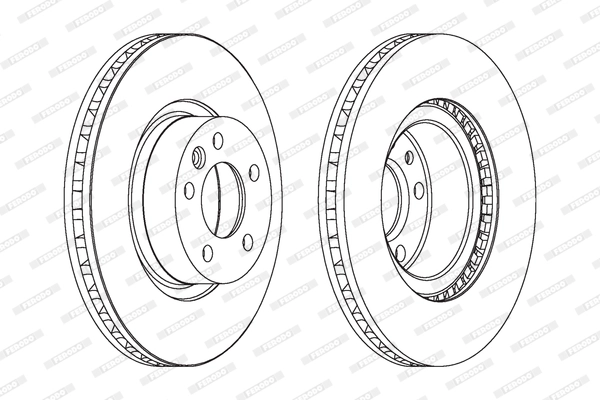 Диск тормозной FERODO DDF1254