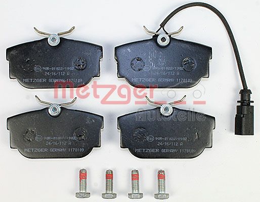 Колодки тормозные дисковые METZGER 1170109