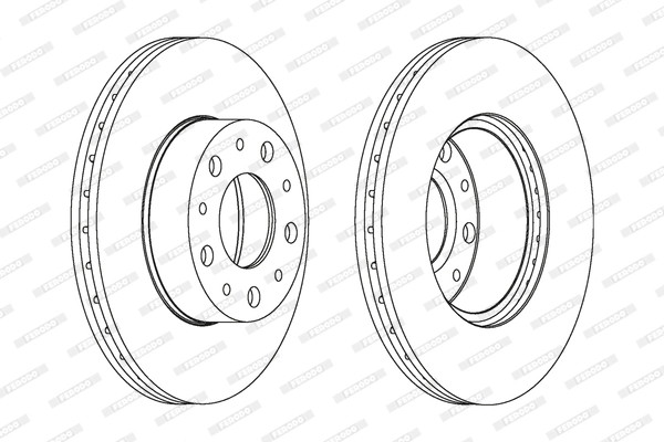 Диск тормозной FERODO DDF1170