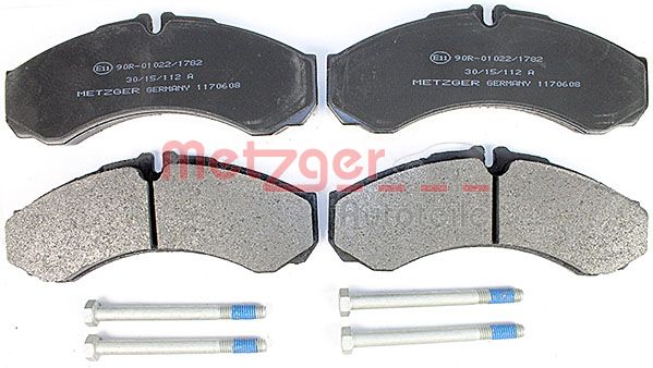 Колодки тормозные дисковые METZGER 1170608