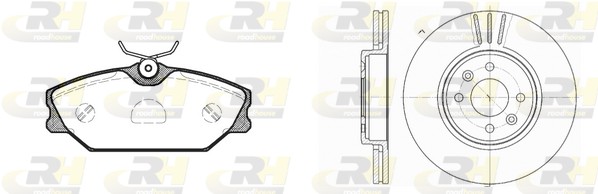Колодки тормозные дисковые ROADHOUSE 8208.02