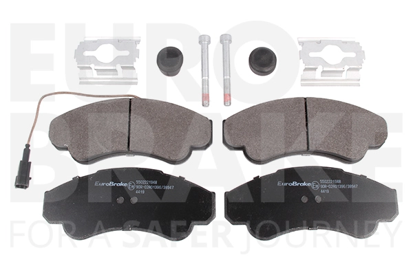 Тормозные колодки дисковые передние EUROBRAKE 5502221948