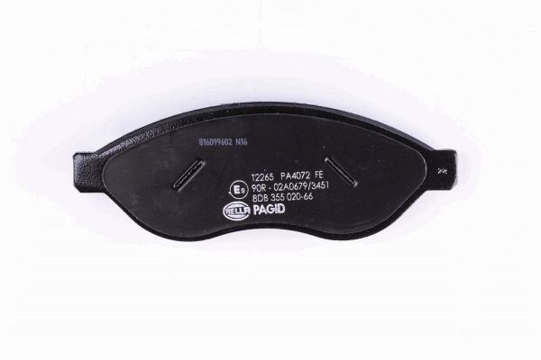 Колодки тормозные дисковые HELLA/BEHR/PAGID 8DB355020-661