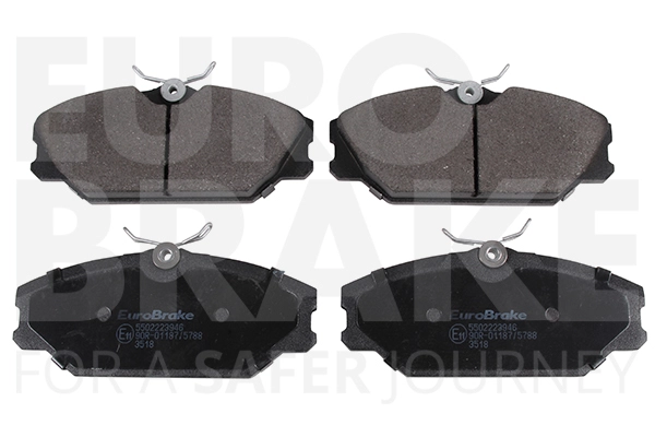 Тормозные колодки дисковые передние EUROBRAKE 5502223946