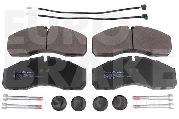 Колодки тормозные дисковые EUROBRAKE 5502222395