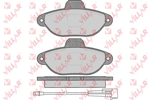 Колодки тормозные дисковые VILLAR 626.0462