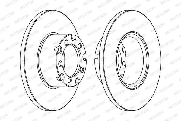 Диск тормозной FERODO FCR116A