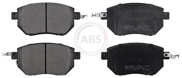 Колодки тормозные дисковые A.B.S. 37504