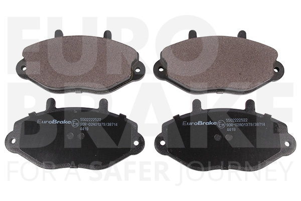 Тормозные колодки дисковые передние EUROBRAKE 5502222522